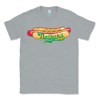 Heather Grey resto, nathan's Classic Tee - linhVisuals