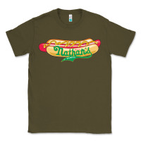 Army Green resto, nathan's Classic Tee - linhVisuals