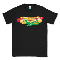Black resto, nathan's Classic Tee - linhVisuals