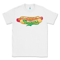 White resto, nathan's Classic Tee - linhVisuals