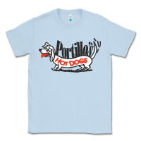 Dusty Blue resto portillo's Classic Tee - linhVisuals