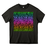 Asphalt tiger glitter seamless pattern Heavy Core Tee - BundleAndBundleShop
