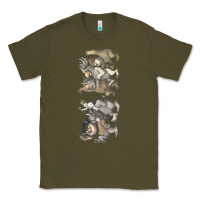 Army Green where the wild things are Classic Tee - linhVisuals