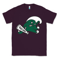 Plum tulane green wave Classic Tee - linhVisuals