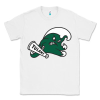 White tulane green wave Classic Tee - linhVisuals