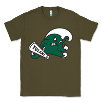 Army Green tulane green wave Classic Tee - linhVisuals