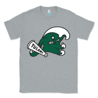 Heather Grey tulane green wave Classic Tee - linhVisuals
