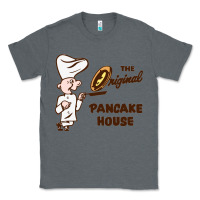 Charcoal Heather resto pancake house Classic Tee - linhVisuals