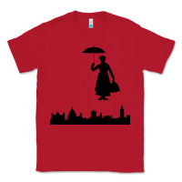 Red marry poppins Classic Tee - linhVisuals