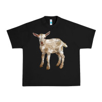 Black Baby Saanen Goat Urban Heavy Tee - LillyAllenDesigns