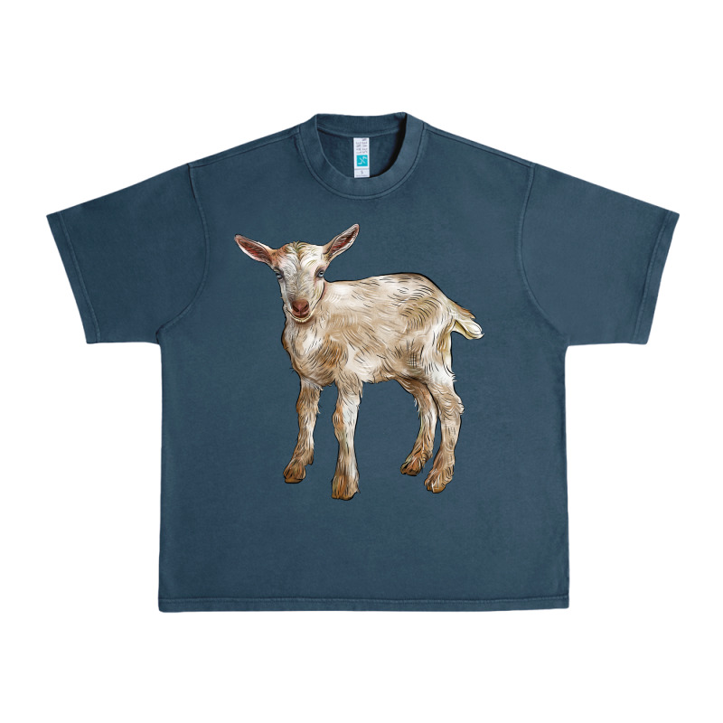 Baby Saanen Goat Urban Heavy Tee by LillyAllenDesigns | Teevron