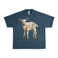 Midnight Navy Baby Saanen Goat Urban Heavy Tee - LillyAllenDesigns