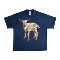 Navy Baby Saanen Goat Urban Heavy Tee - LillyAllenDesigns