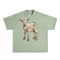 Oil Green Baby Saanen Goat Urban Heavy Tee - LillyAllenDesigns