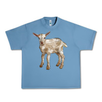 Pebble Blue Baby Saanen Goat Urban Heavy Tee - LillyAllenDesigns