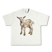 Pistachio Baby Saanen Goat Urban Heavy Tee - LillyAllenDesigns