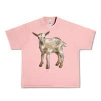 Salmon Baby Saanen Goat Urban Heavy Tee - LillyAllenDesigns