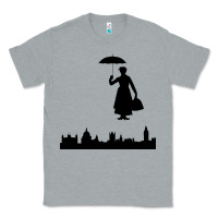 Heather Grey marry poppins Classic Tee - linhVisuals
