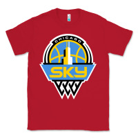 Red chicago women sport Classic Tee - linhVisuals