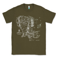 Middle Earth Map [tb] Classic Tee | Teevron