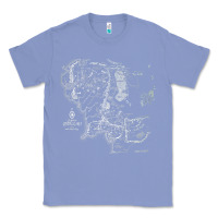 Colony Blue middle earth map [tb] Classic Tee - linhVisuals