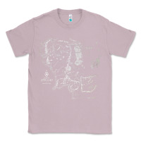 Lilac middle earth map [tb] Classic Tee - linhVisuals