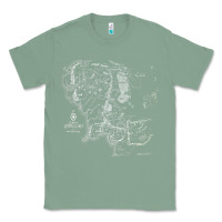 Sage middle earth map [tb] Classic Tee - linhVisuals