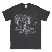 Smoke middle earth map [tb] Classic Tee - linhVisuals