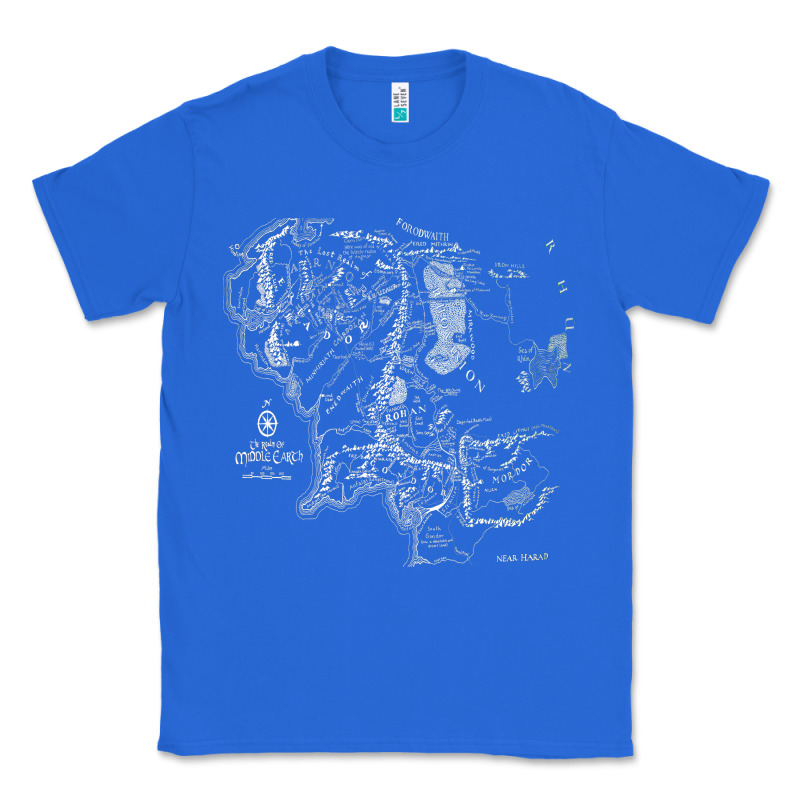 Middle Earth Map [tb] Classic Tee by linhVisuals | Teevron