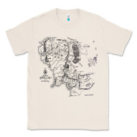 Natural middle earth map [tw] Classic Tee - linhVisuals