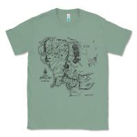 Sage middle earth map [tw] Classic Tee - linhVisuals