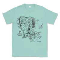 Seafoam middle earth map [tw] Classic Tee - linhVisuals