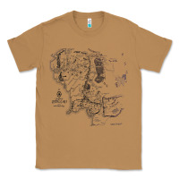 Toasted Coconut middle earth map [tw] Classic Tee - linhVisuals