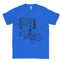 True Royal middle earth map [tw] Classic Tee - linhVisuals