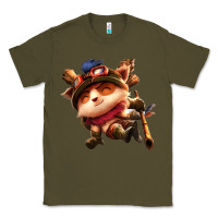 Army Green league of legends teemo Classic Tee - linhVisuals