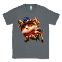 Charcoal Heather league of legends teemo Classic Tee - linhVisuals