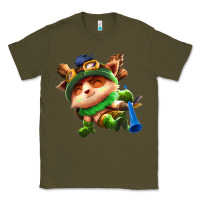 Army Green league of legends teemo Classic Tee - linhVisuals