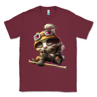 Burgundy league of legends teemo Classic Tee - linhVisuals