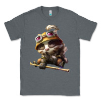 Charcoal Heather league of legends teemo Classic Tee - linhVisuals