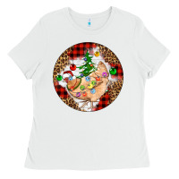 Christmas Chicken Ladies Tee | Teevron