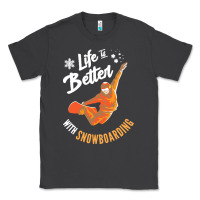 Snowboard T  Shirt Snowboarding I Snowboarder I Winter Sports T  Shirt Classic Tee | Teevron