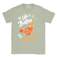 Matcha snowboard t  shirt snowboarding i snowboarder i winter sports t  shirt Classic Tee - linhVisuals