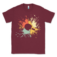 Burgundy ping pong t  shirt p i n g p o n g i n k s p l a s h t  shirt Classic Tee - linhVisuals
