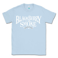 Dusty Blue blackberry smoke Classic Tee - linhVisuals