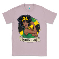 Lilac jamaican black woman t shirt jamaica afro girl pride Classic Tee - linhVisuals