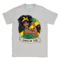 Moon Dust jamaican black woman t shirt jamaica afro girl pride Classic Tee - linhVisuals
