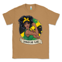 Toasted Coconut jamaican black woman t shirt jamaica afro girl pride Classic Tee - linhVisuals