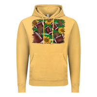Vintage Mustard American football background Vintage Hoodie - BarkalooDesign