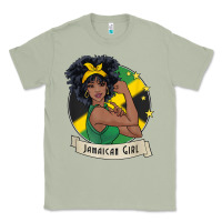 Matcha jamaican black woman t shirt jamaica afro girl pride Classic Tee - linhVisuals