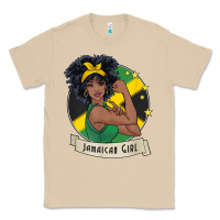 Mushroom jamaican black woman t shirt jamaica afro girl pride Classic Tee - linhVisuals